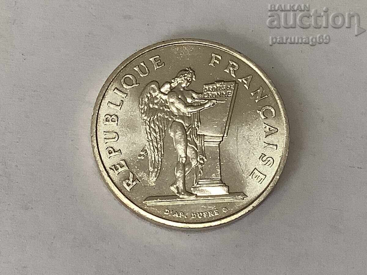 France 100 Francs 1989 - Silver 0.900 France 100 Francs 1989 - Silver 0.900
