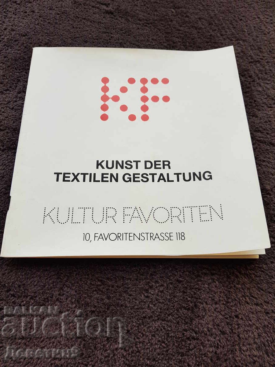 Kultur favouriten - Kunst Der textile gestaltung 1984