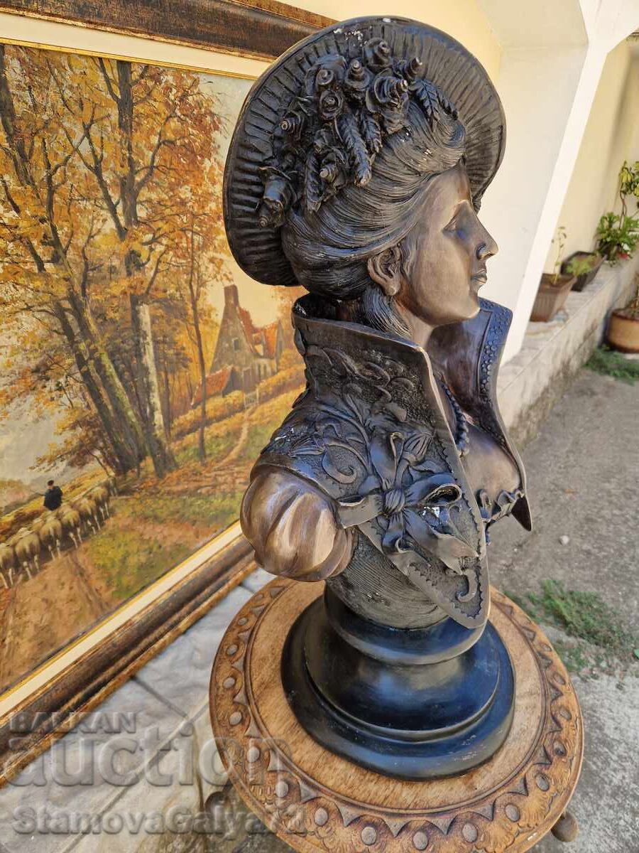 Unique Antique French Bronze Figure Statue Sculpture - 6