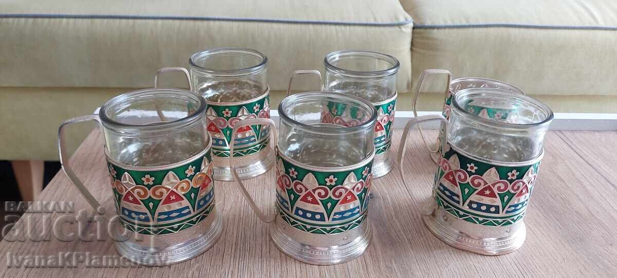 Suporturi de pahare cu pahare Rusia pentru cunoscători Suporturi de pahare cu pahare Rusia pentru cunoscători