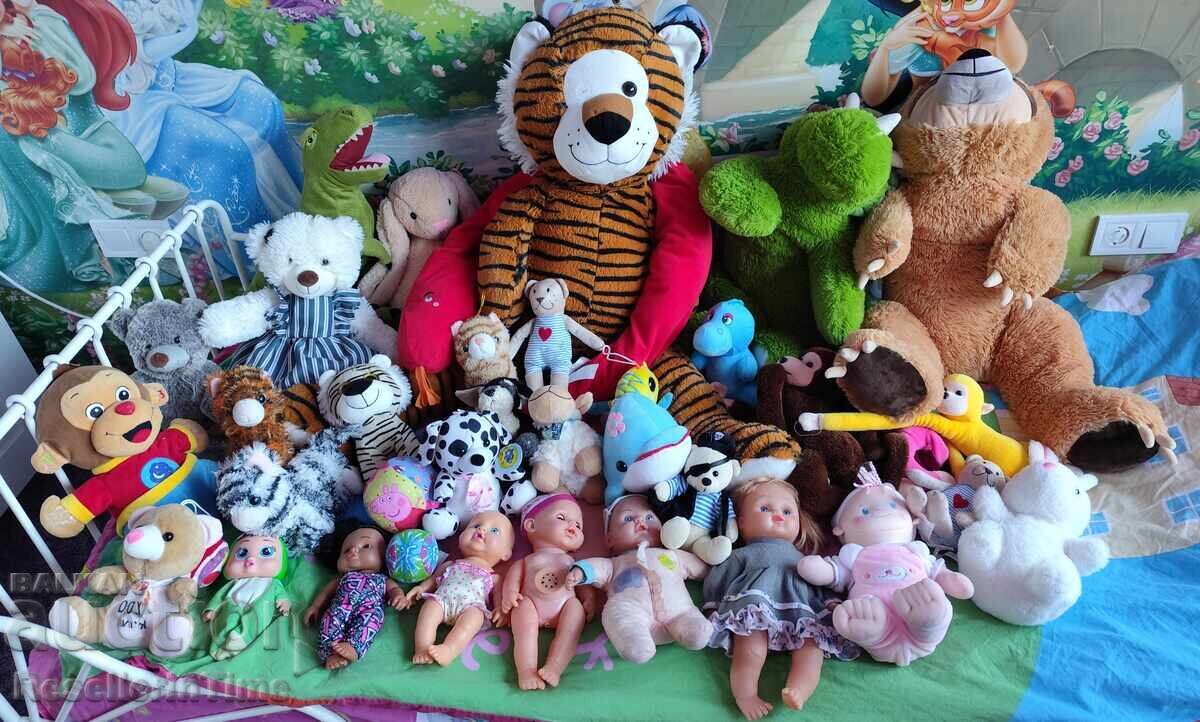 Огромен лот плюшени играчки Огромен лот плюшени играчки