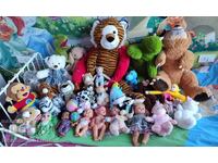 Огромен лот плюшени играчки