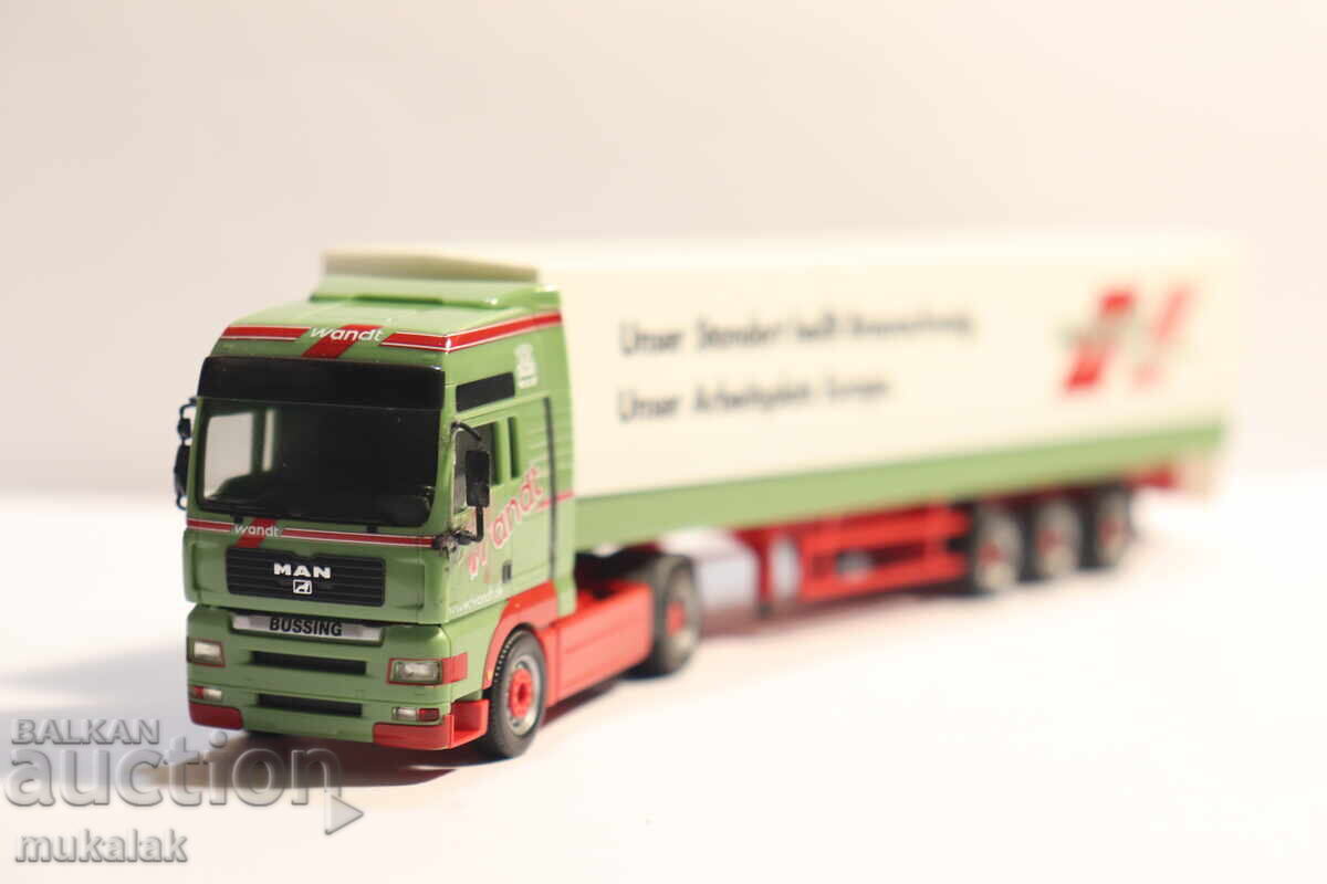 HERPA H0 1/87 MAN ВЛЕКАЧ KАМИОН МОДЕЛ TIR с цена 30.00 лв. | € 15.34 HERPA H0 1/87 MAN ВЛЕКАЧ KАМИОН МОДЕЛ TIR с цена 30.00 лв. | € 15.34