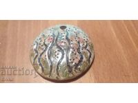 Pandantiv modelat și pictat ceramică lucrată manual