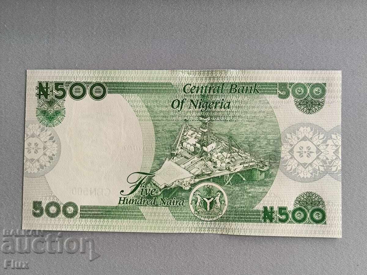 Банкнота - Нигерия - 500 найра UNC | 2022г. с цена 12.00 лв. | € 6.14