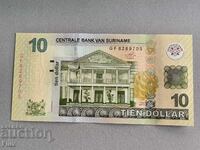 Τραπεζογραμμάτιο - Σουρινάμ - 10 δολάρια UNC | 2019