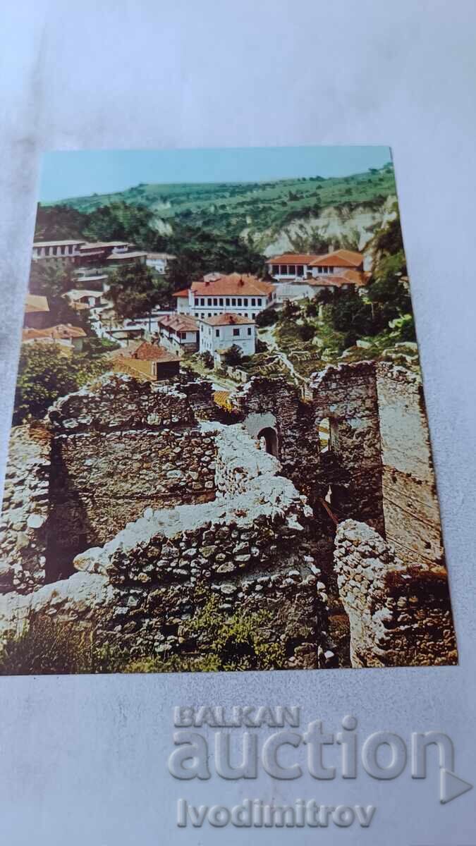 Пощенска картичка Мелник Поглед към Болярската къща 1983