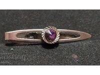 Игла за вратовръзка с камък