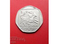 Cyprus-50 cents 1994-small mintage
