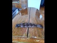 Păr natural vechi împletit