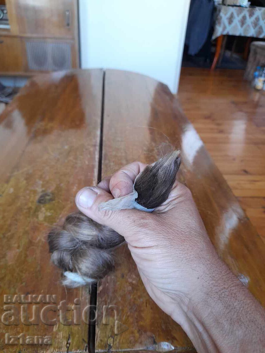 Păr natural vechi împletit - 5