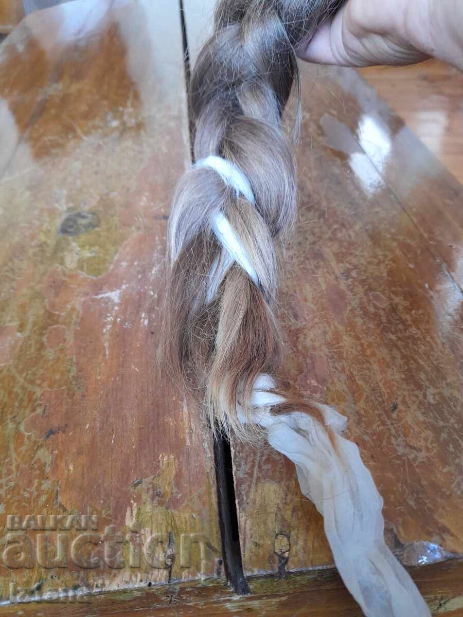 Păr natural vechi împletit - 6