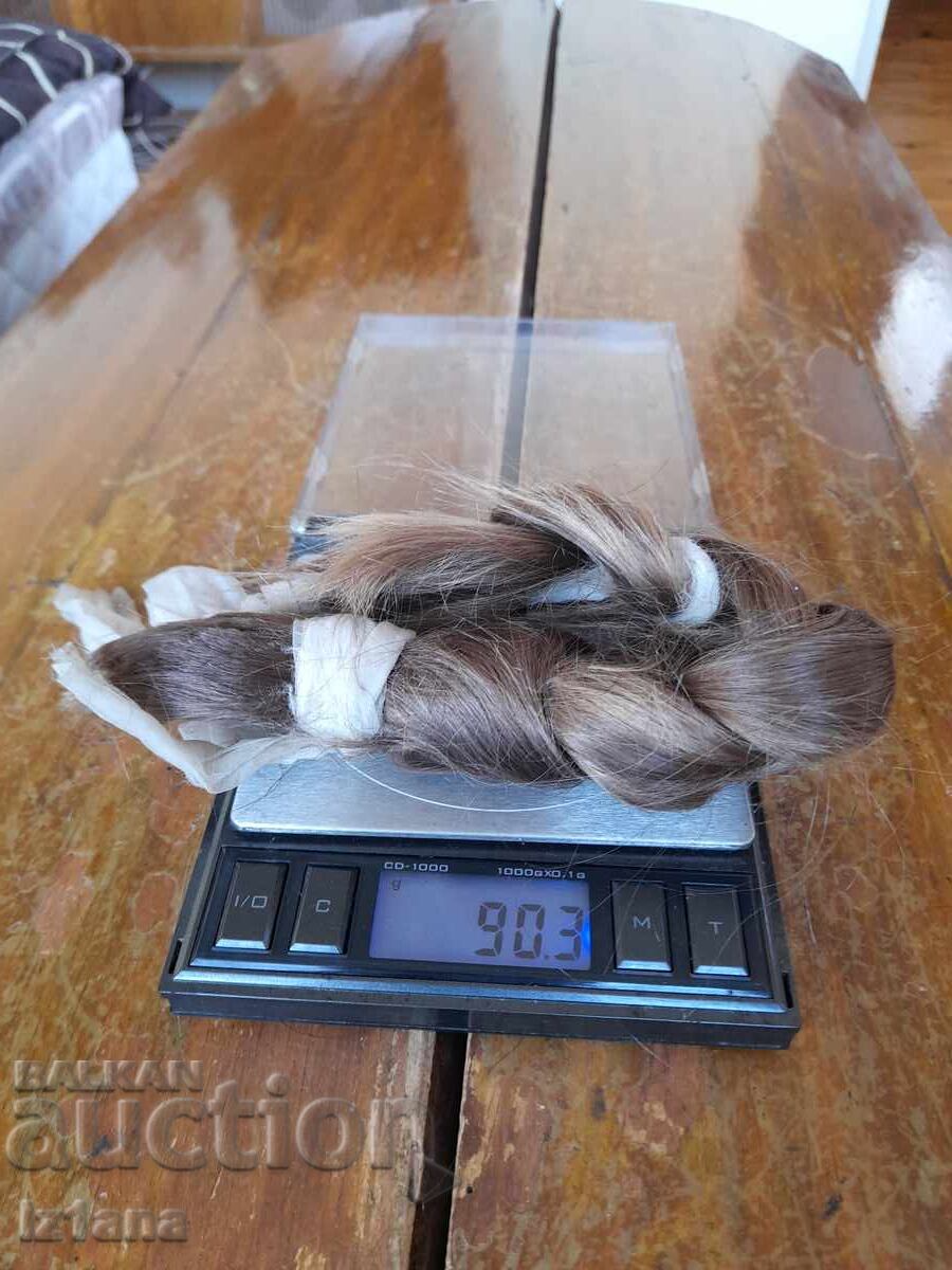 Păr natural vechi împletit - 7