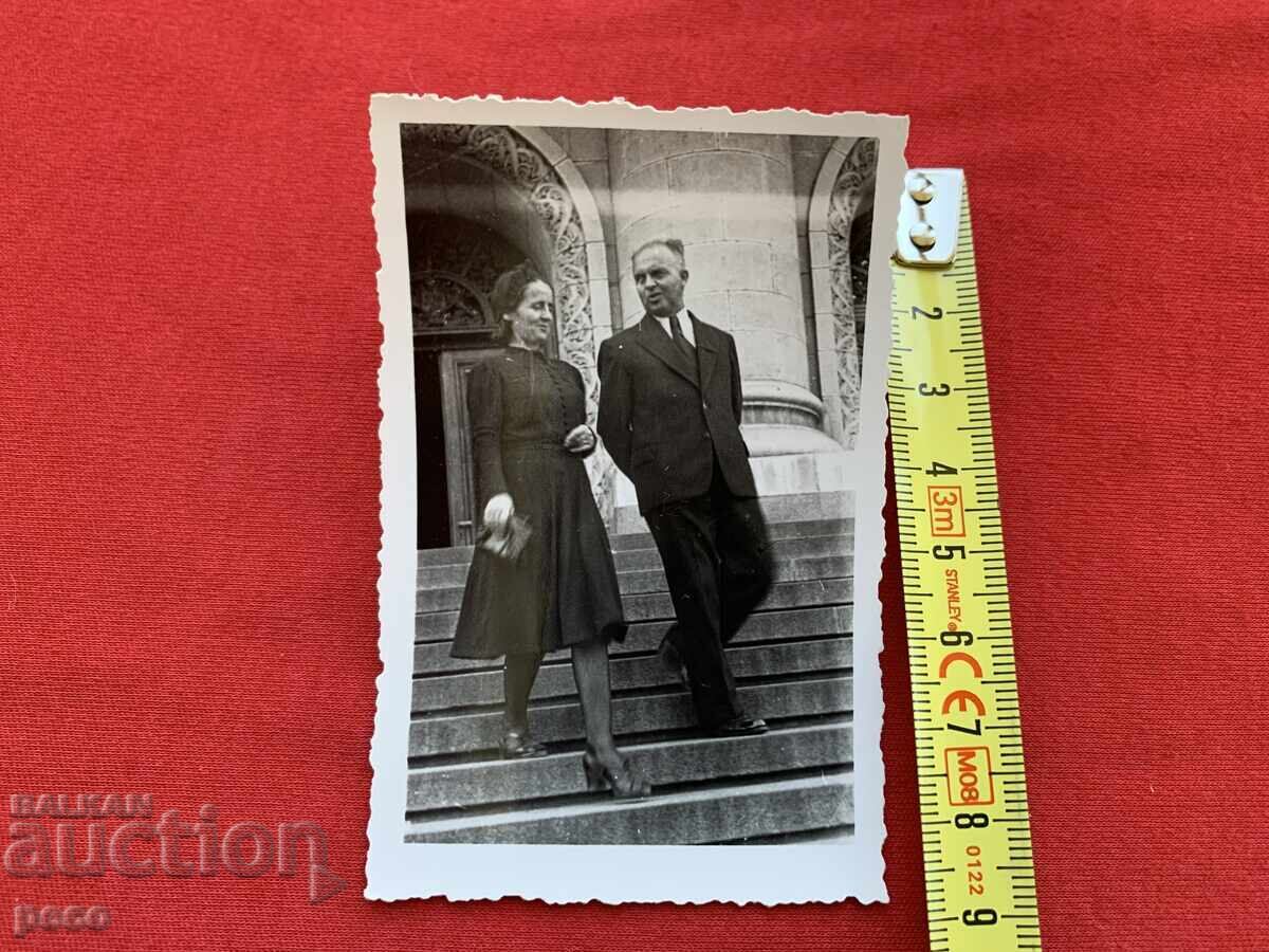 Auction  Ivan Undzhiev and his wife Lyuba Undzhieva, old photo
