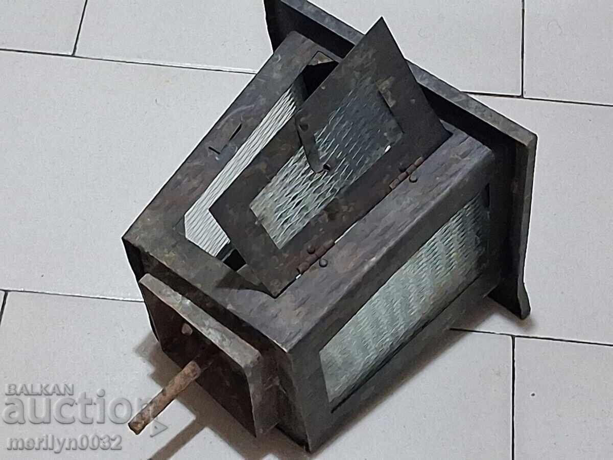 Star flashlight hand-forged from copper lamp lampshade - 6