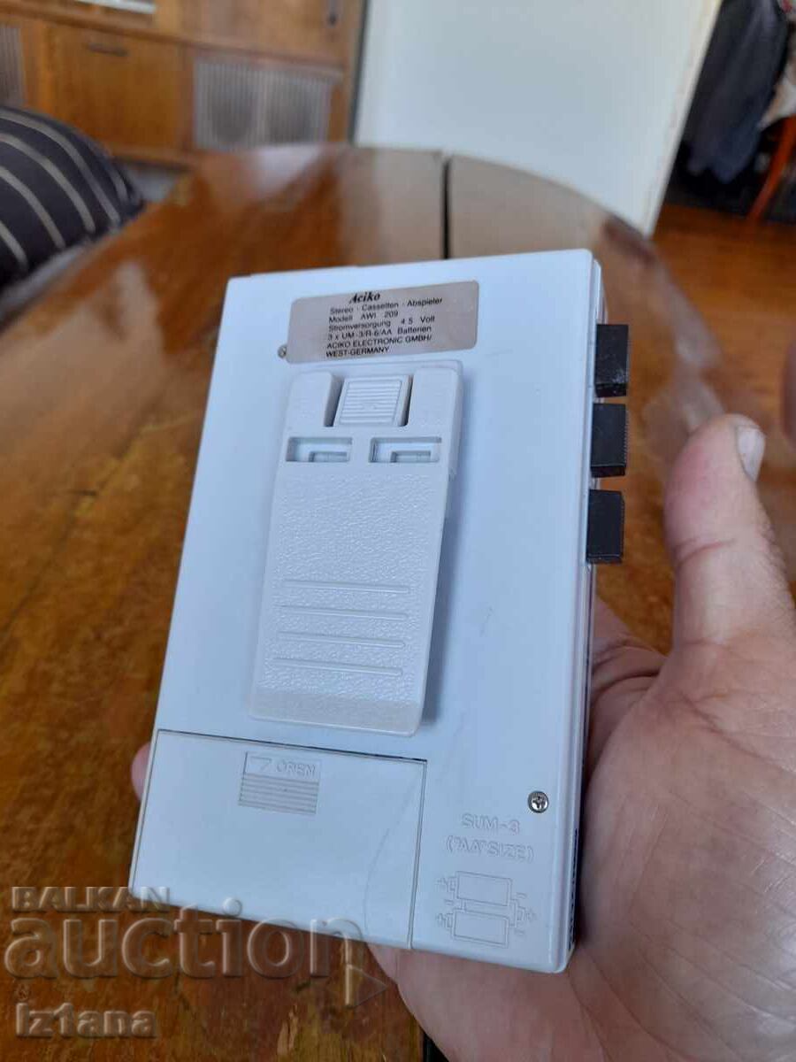 Δημοπρασία Aciko Old Walkman Δημοπρασία Aciko Old Walkman