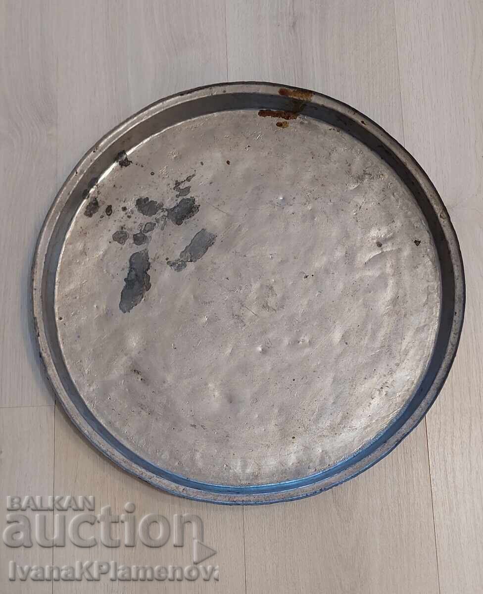 Tavă de cupru retro mare pentru cunoscători 45cm