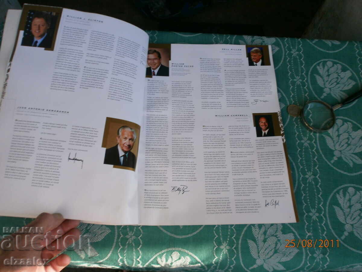 Auction Album Olympics Atlanta 1996 USA original Auction Album Olympics Atlanta 1996 USA original