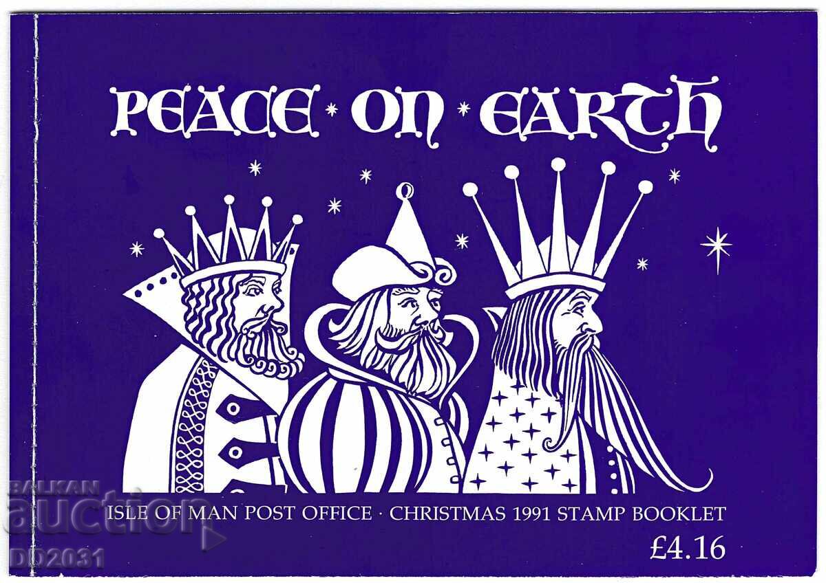 Νήσος Μαν 1991 - Χριστουγεννιάτικη καρτ ποστάλ MNH
