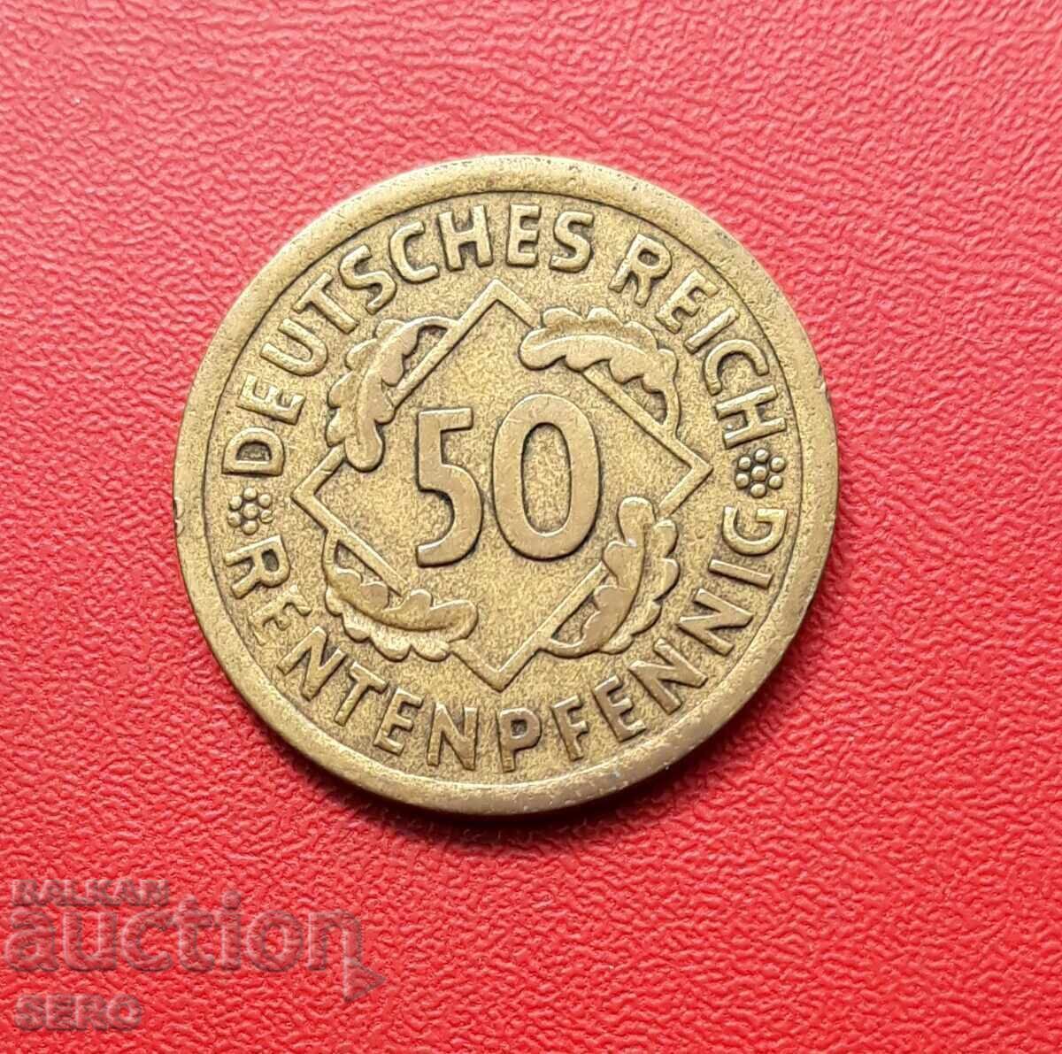 Germany-50 Pfennig 1924 A-Berlin Germany-50 Pfennig 1924 A-Berlin