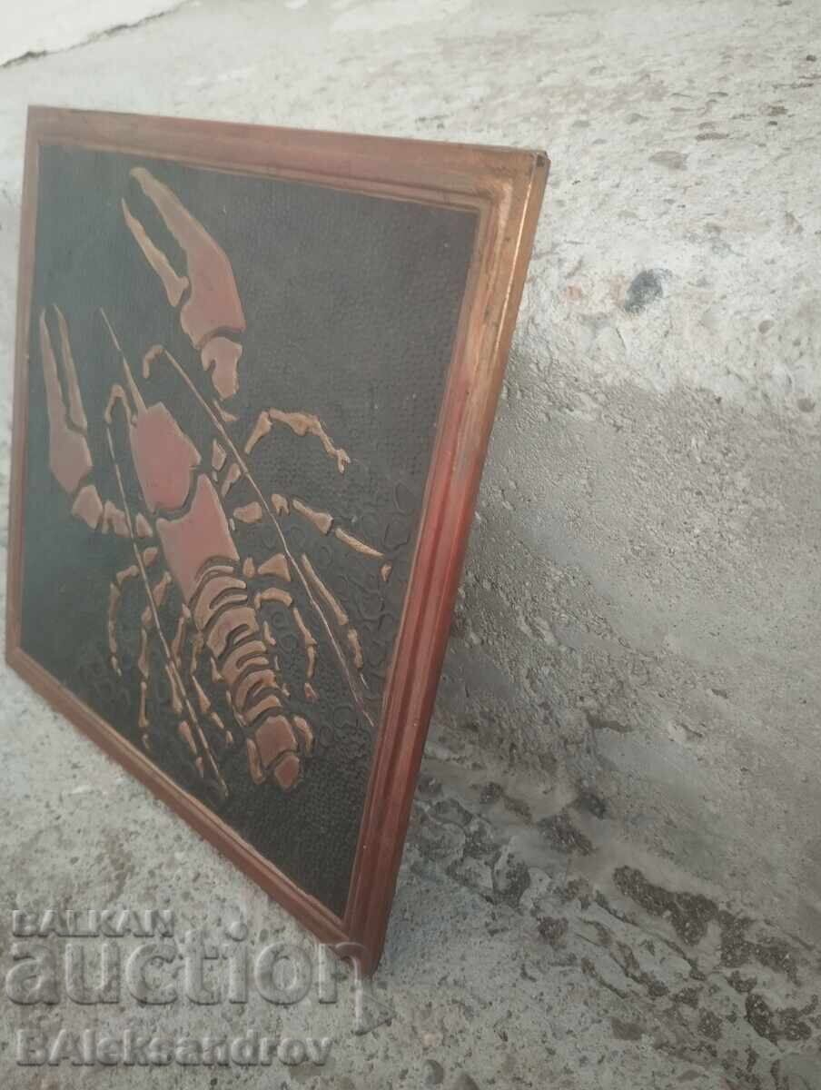 Δημοπρασία Πανό χαλκογραφία χαλκού