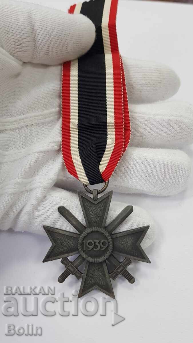 Σπάνιος Σταυρός, μετάλλιο με σπαθιά Γερμανία - Β' Παγκόσμιος Πόλεμος 1939 - 5