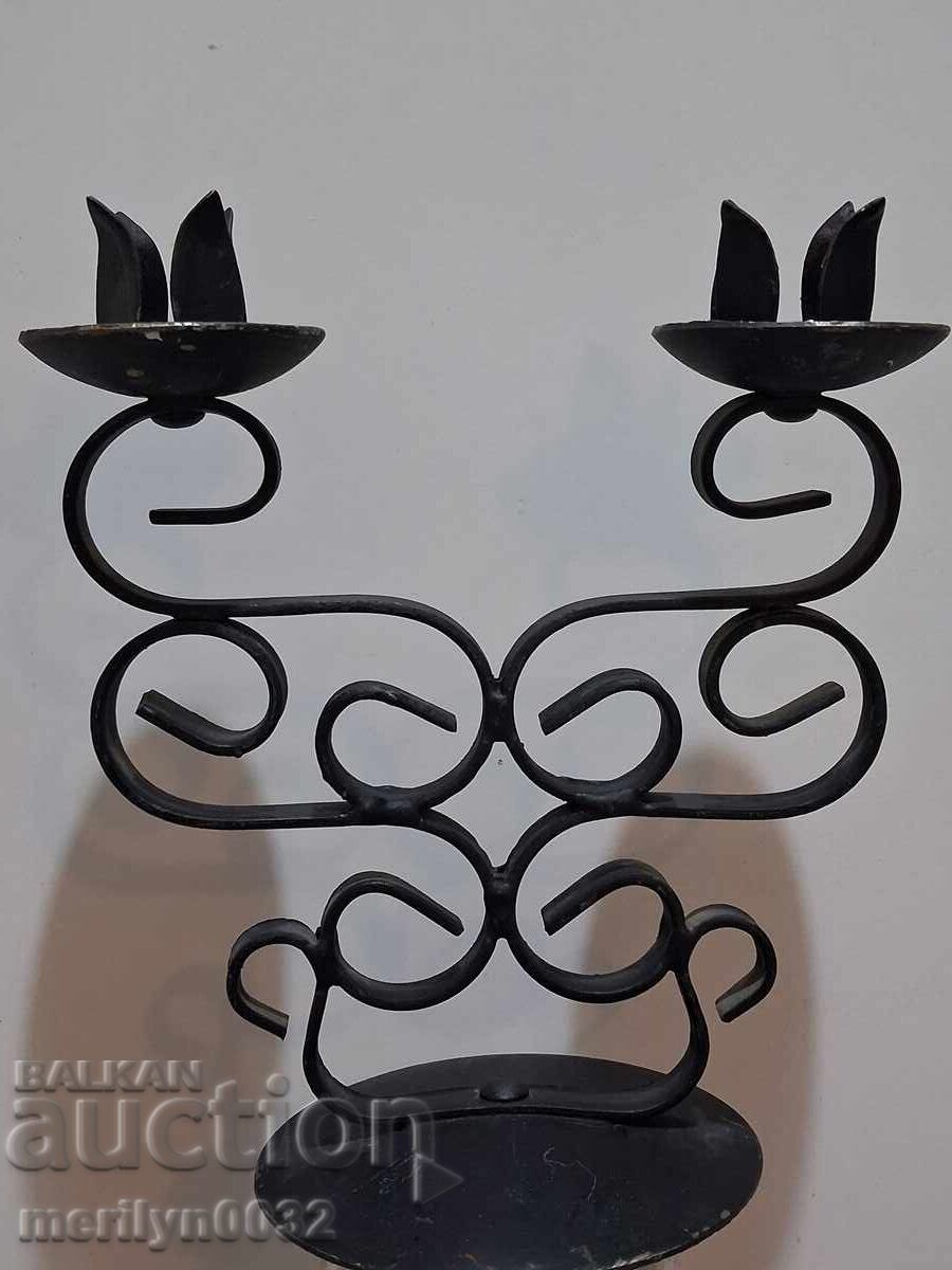 Socialist wrought iron candlestick with price 42.00 BGN | € 21.47