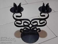 Sfeșnic socialist din fier forjat