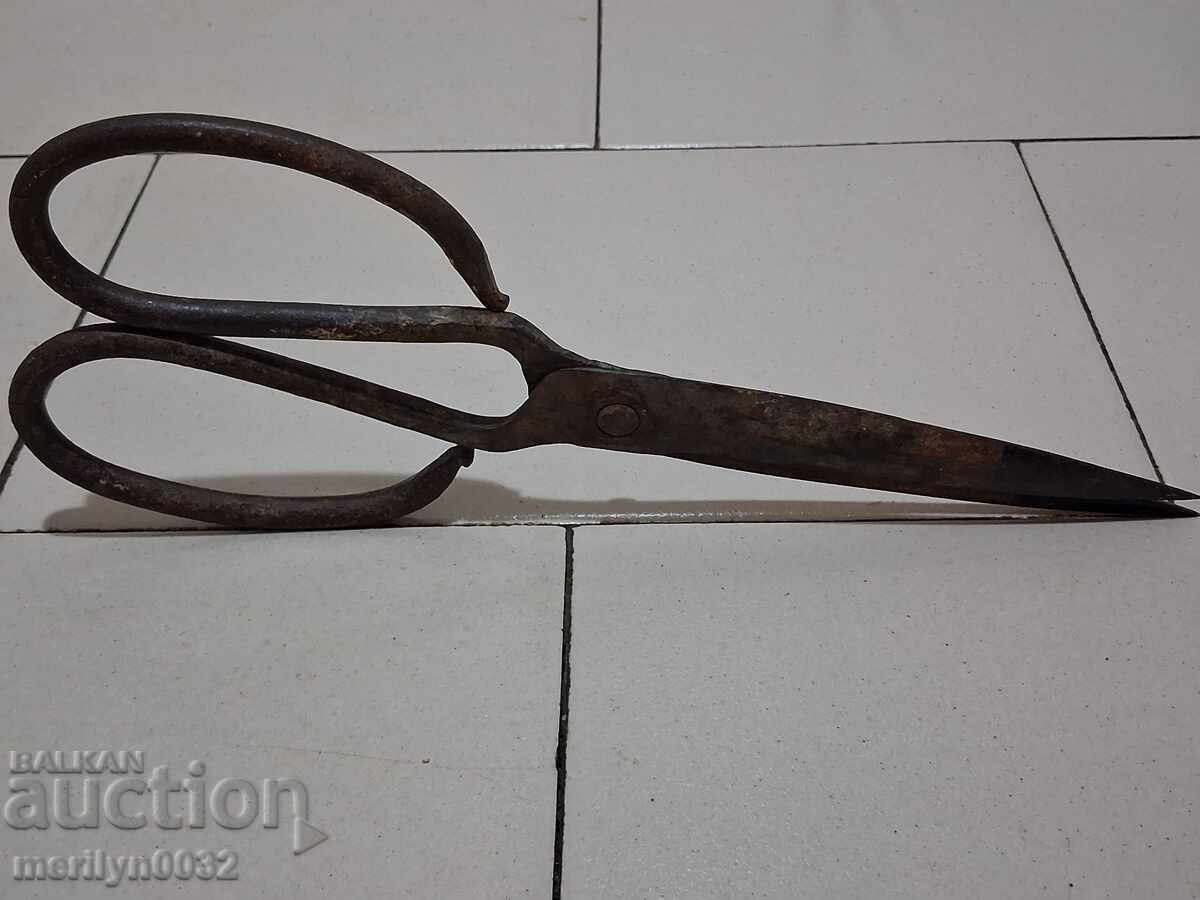 Παλιό σφυρήλατο ψαλίδι, μαχαίρι, σφυρήλατο σίδερο - 5 Παλιό σφυρήλατο ψαλίδι, μαχαίρι, σφυρήλατο σίδερο - 5