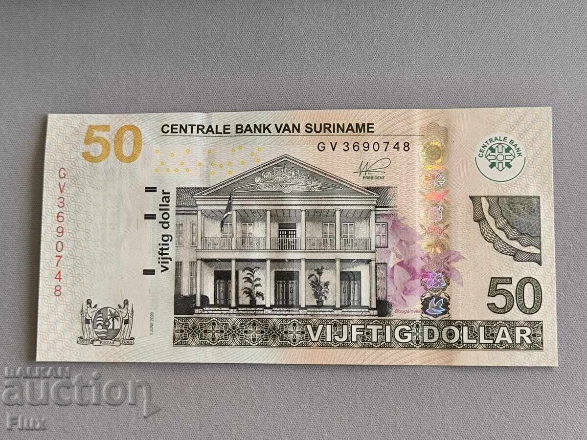 Τραπεζογραμμάτιο - Σουρινάμ - 50 δολάρια UNC | 2020