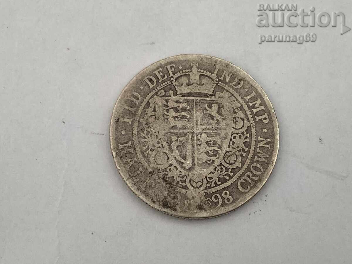 United Kingdom 1/2 Crown 1898 Silver 0.925