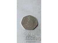 Великобритания 50 пенса 2010