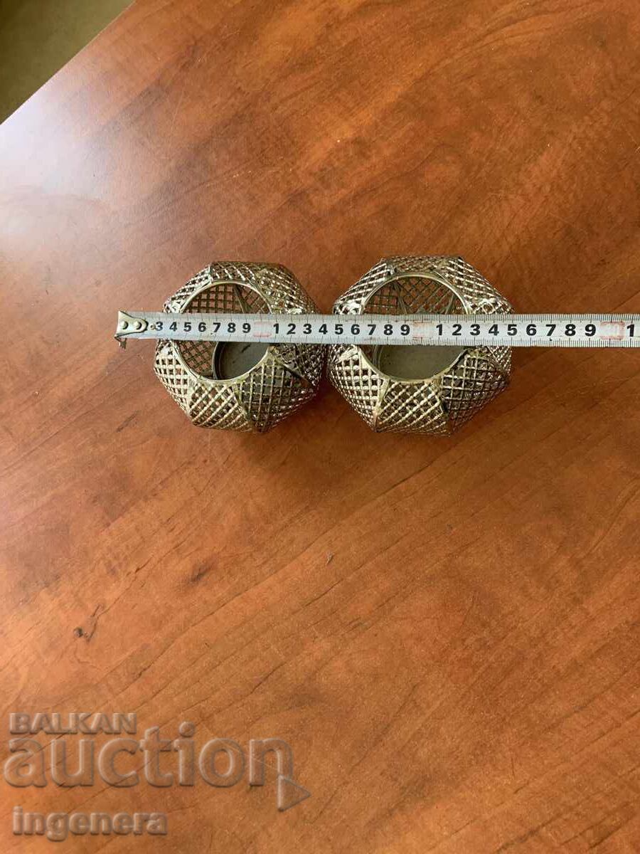 СВЕЩНИК МЕТАЛ АЖУР - 2 БР. - 6 СВЕЩНИК МЕТАЛ АЖУР - 2 БР. - 6