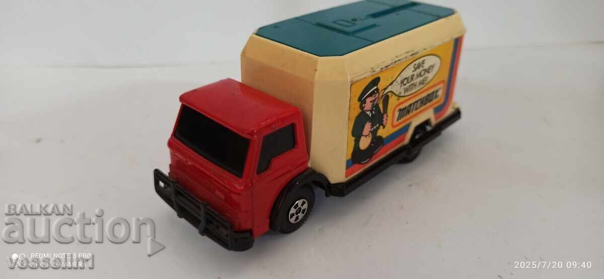Vechi camion de încasare Matchbox pușculiță cu cod din anii '70 mașinuță cu preț € 12.00 | 23.47 BGN