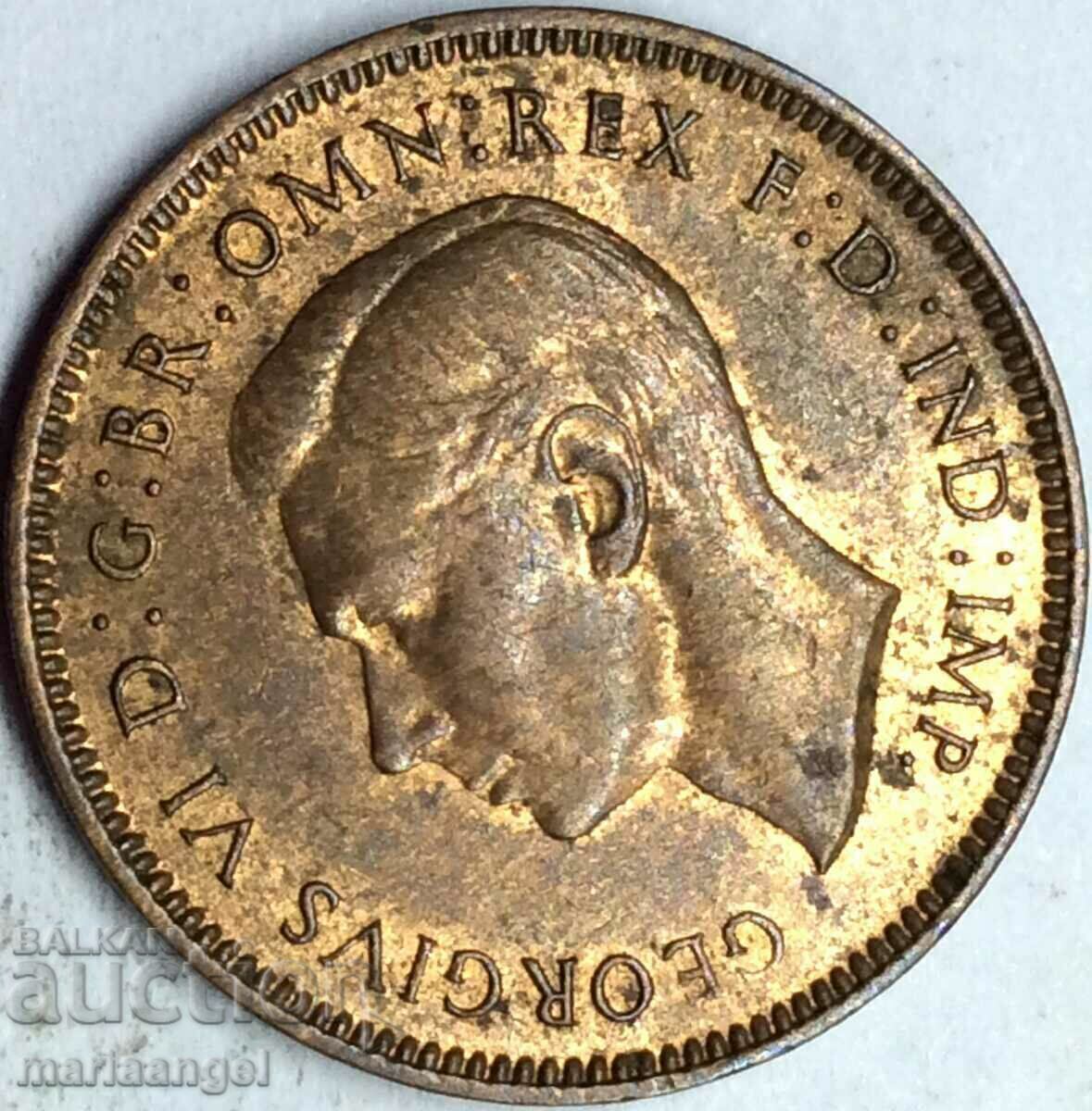 Δημοπρασία Μεγάλη Βρετανία 1 Farthing 1947 Χάλκινο