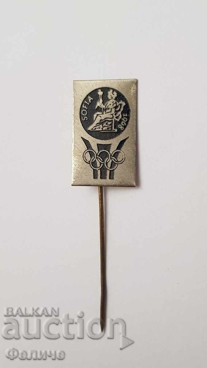 Много рядък Олимпийски знак, значка София 1968 с цена 30.00 лв. | € 15.34 Много рядък Олимпийски знак, значка София 1968 с цена 30.00 лв. | € 15.34