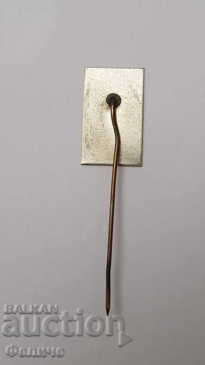 Аукцион Много рядък Олимпийски знак, значка София 1968 Аукцион Много рядък Олимпийски знак, значка София 1968