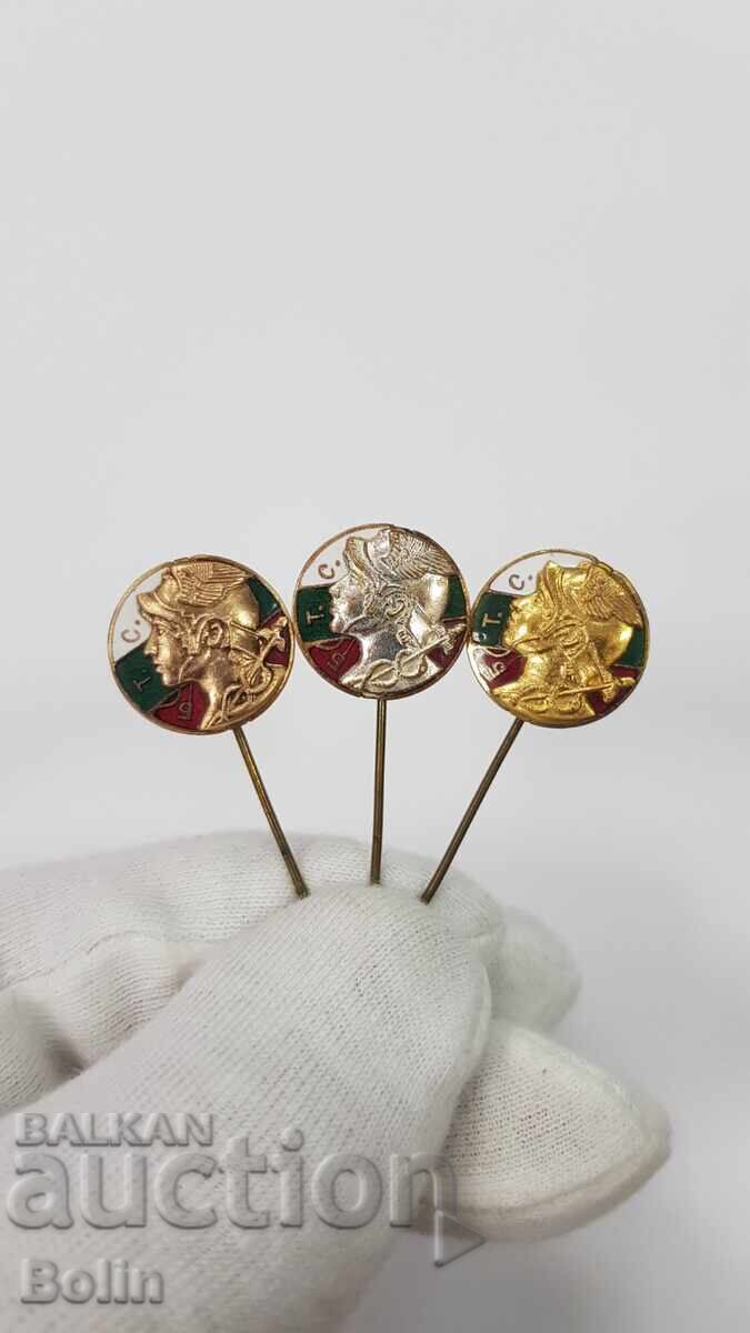 1st, 2nd, 3rd Degree Royal Badges, BTS Badge with price 95.00 BGN | € 48.57