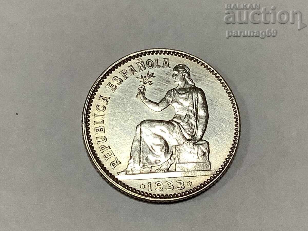 Spain 1 Peseta 1933 Silver 0.835 with price 78.00 BGN | € 39.88 Spain 1 Peseta 1933 Silver 0.835 with price 78.00 BGN | € 39.88