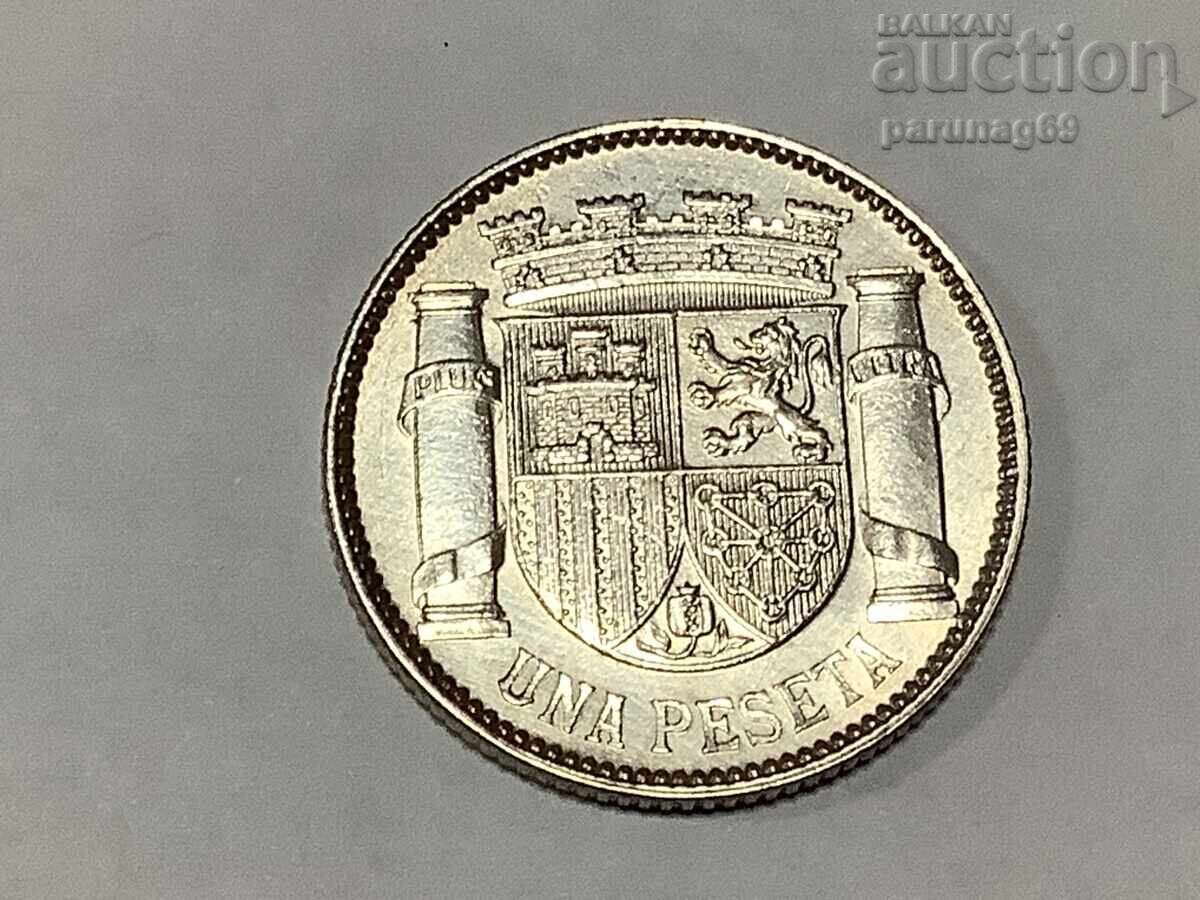 Spain 1 Peseta 1933 Silver 0.835 Spain 1 Peseta 1933 Silver 0.835
