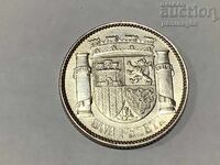 Spain 1 Peseta 1933 Silver 0.835