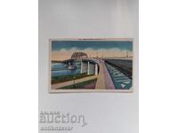 Παλιά ταχυδρομική κάρτα της Γέφυρας της Ειρήνης, ΗΠΑ, 1940