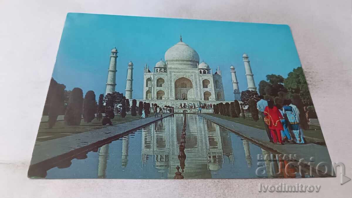 Postcard Agra Taj Mahal Postcard Agra Taj Mahal
