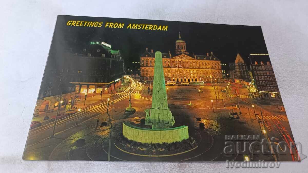 Poshtenska καρτ ποζάλ Χαιρετισμοί από Άμστερνταμ Poshtenska καρτ ποζάλ Χαιρετισμοί από Άμστερνταμ