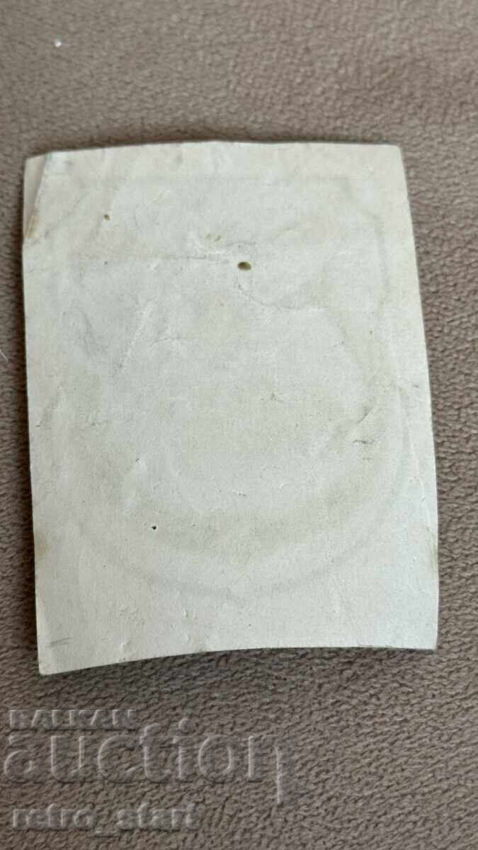 Παράδοση Βουλγαρία σε 3 θάλασσες, ετικέτα σπίρτου από την εποχή του τσάρου