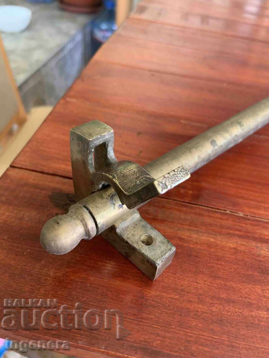 Аукцион ПРЪЧКИ ЗА СТЪЛБИЩЕ ДЪРЖАЧ НА ПЪТЕКИ БРОНЗ ОТ РАННИЯ СОЦ.-12