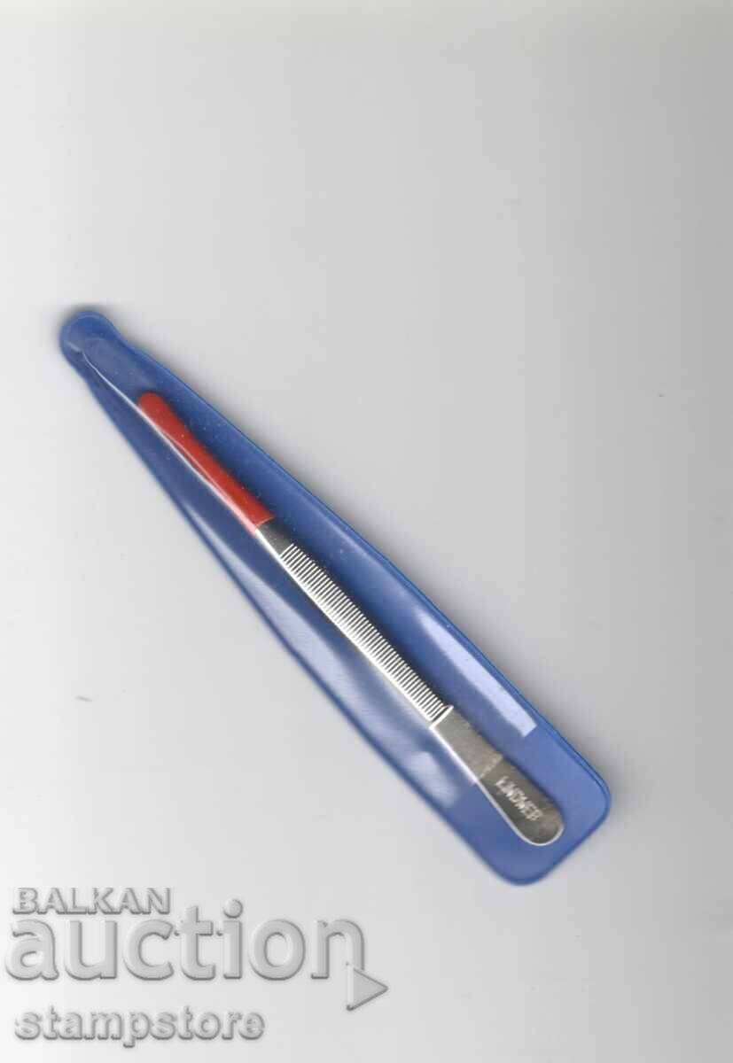 Νομισματική λαβίδα με προστατευτική θήκη Νομισματική λαβίδα με προστατευτική θήκη