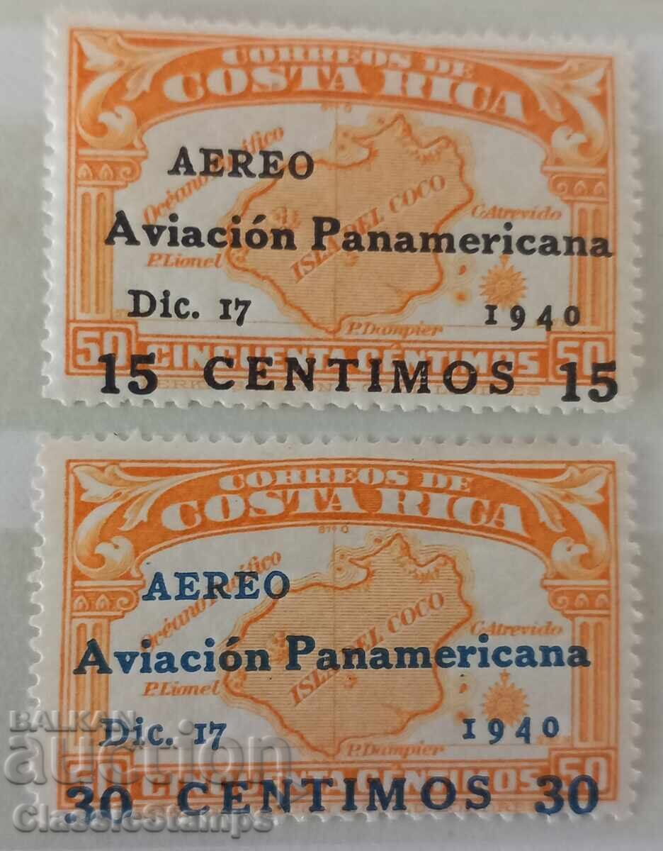 Seria Costa Rica curată 1940