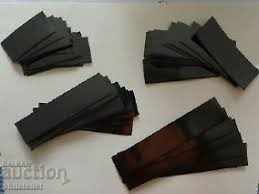 Hawid strips for stamps, blocks, black, pack.