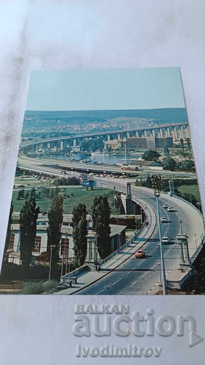 Ευχετήρια κάρτα Βάρνα Γέφυρα Ασπαρούχοβου 1984